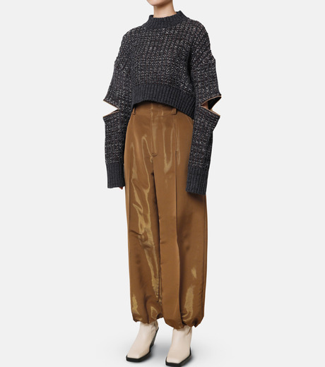 LE CIEL BLEU Drawstring Baggy Jeansブルー38 25S68101-42-42-pc7-m.jpg
