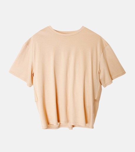 アイレネ - IRENE | Gathering Cut Out Tee-Light Beige-36の