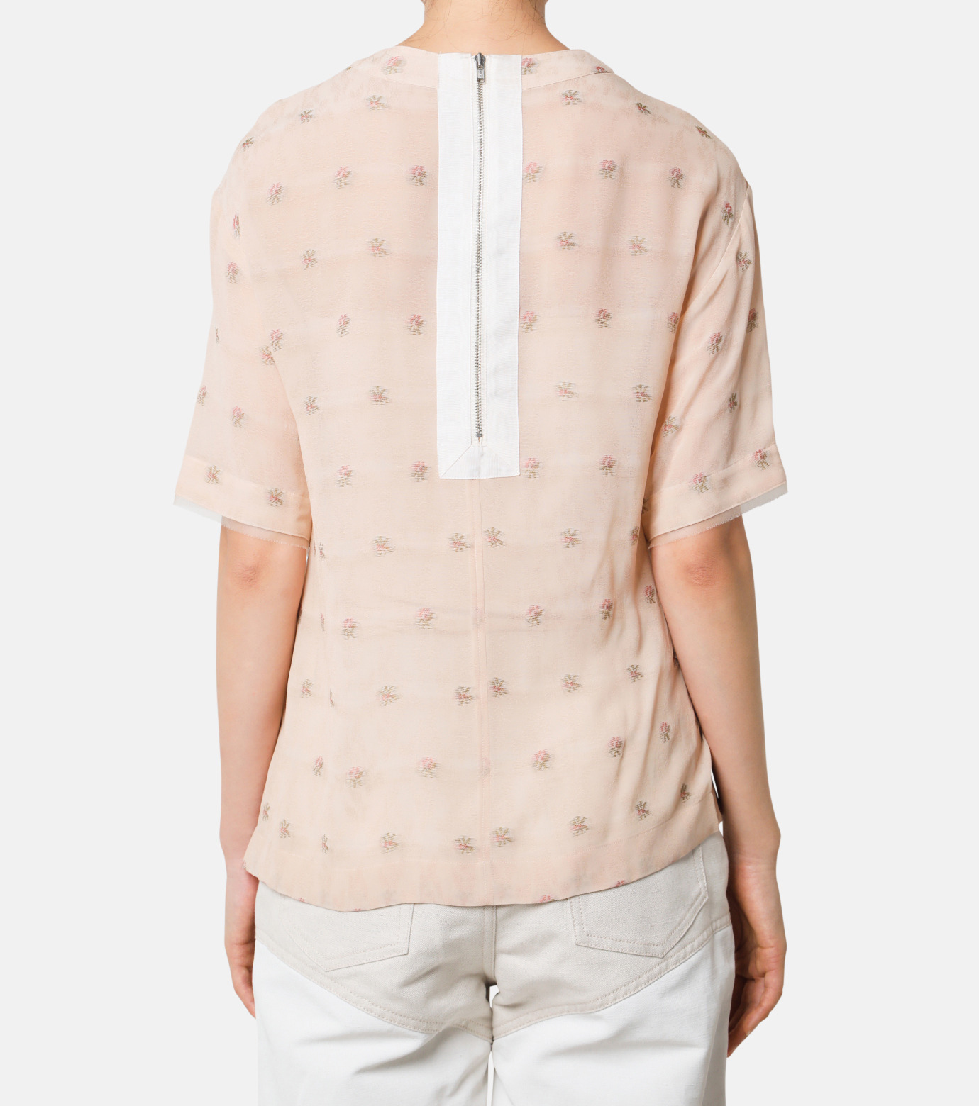 アイレネ　Floret Ribbon Blouse アイレネ - IRENE | Floret Ribbon Blouse-Light pink-36の通販