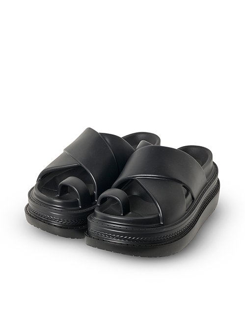 サカイ - sacai | Foam Multiple Sole Sandals-Black-36の通販