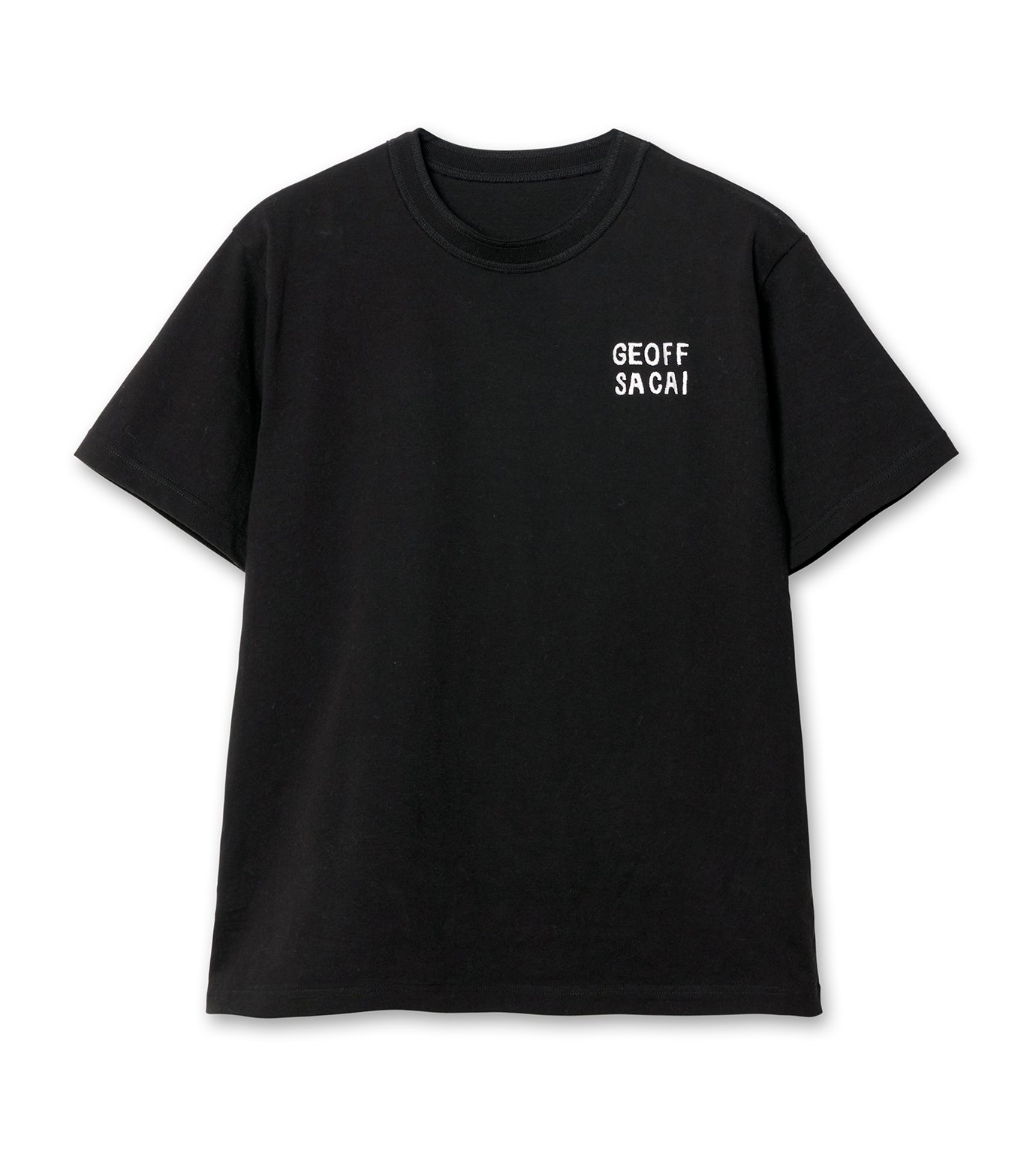 THE GOOD VIBES TRIBE Tシャツ sacai & SONZ サカイ - sacai | geoff sacai Embroidery T-Shirt-Black-1の通販