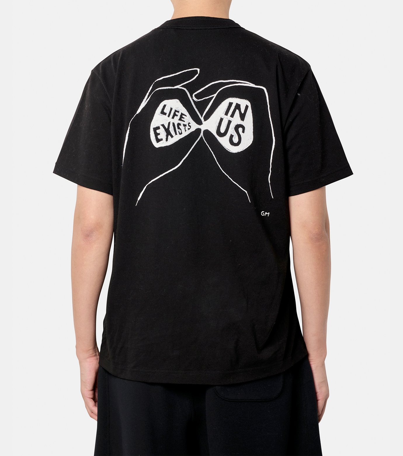 sacai フリンジデザイン ブラックTシャツ サカイ - sacai | geoff sacai Embroidery T-Shirt-Black-1の通販