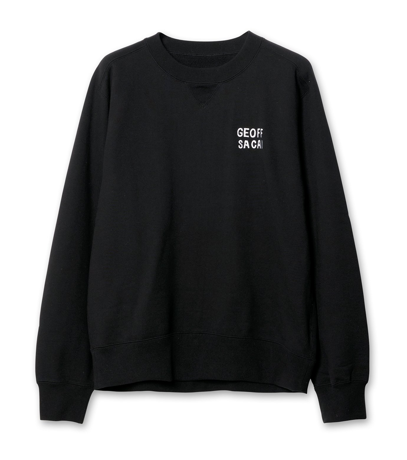 サカイ - sacai | geoff sacai Embroidery Pullover-Black-2の通販