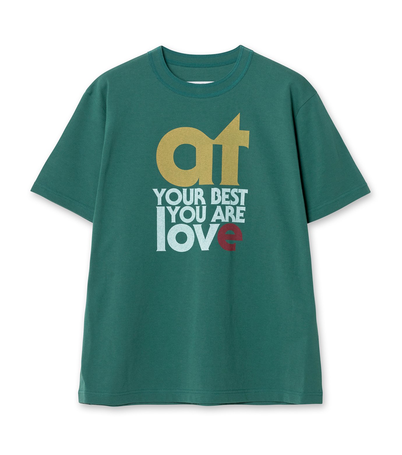 sacai 紺/緑 ラグランスリーブ Tシャツ サカイ - sacai | Print T-Shirt-Green-2の通販 | RESTIR リステア