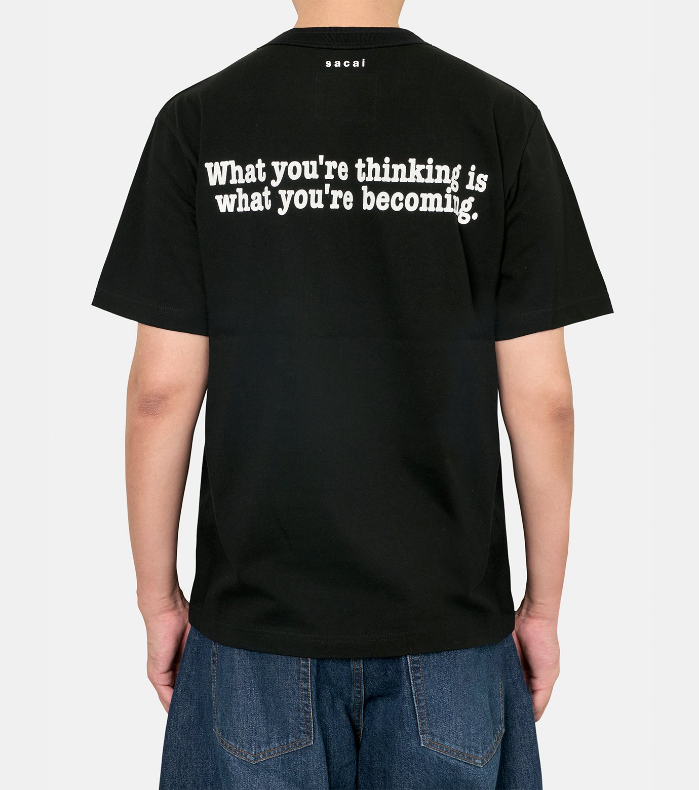 サカイ - sacai | Graphic T-Shirt-Black-1の通販 | RESTIR リステア