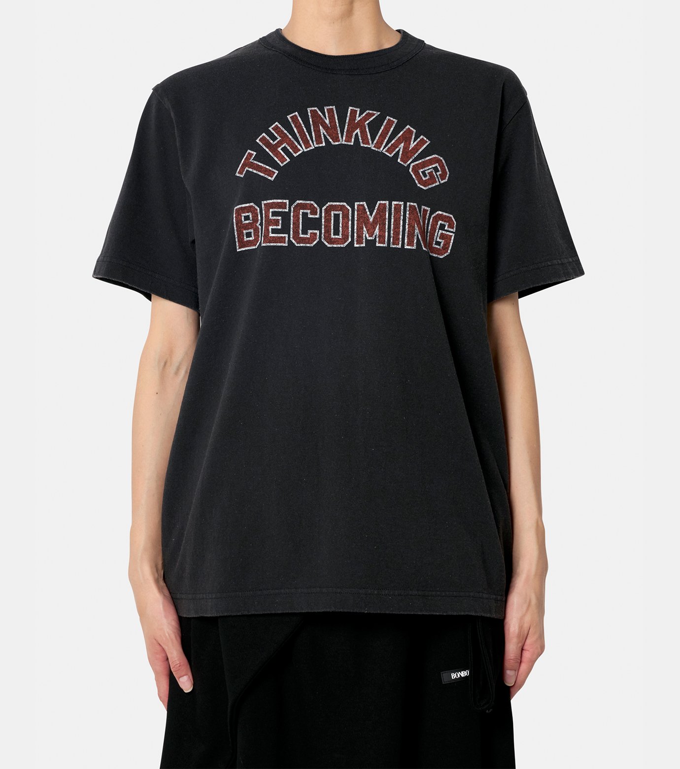 Sacai フレアシルエット 黒 Tシャツ サカイ - sacai | Graphic T-Shirt-Black-1の通販 | RESTIR リステア