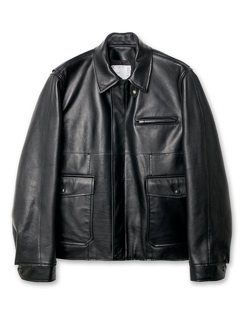 サカイ - sacai | Leather Blouson-Black-1の通販 | RESTIR リステア