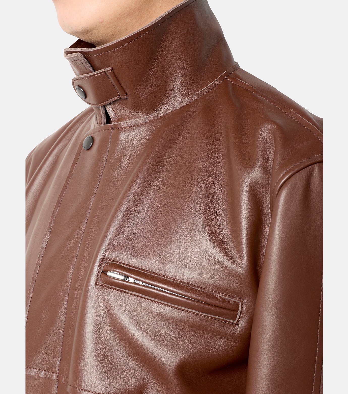 サカイ - sacai | Leather Blouson-Brown-2の通販 | RESTIR リステア サカイ - sacai | Leather Blouson-Brown-2の通販 | RESTIR リステア