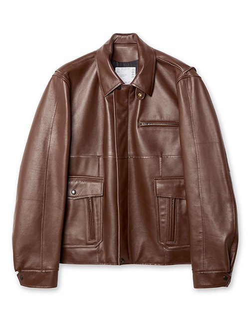 サカイ - sacai | Leather Blouson-Brown-1の通販 | RESTIR リステア サカイ - sacai | Leather Blouson-Brown-1の通販 | RESTIR リステア