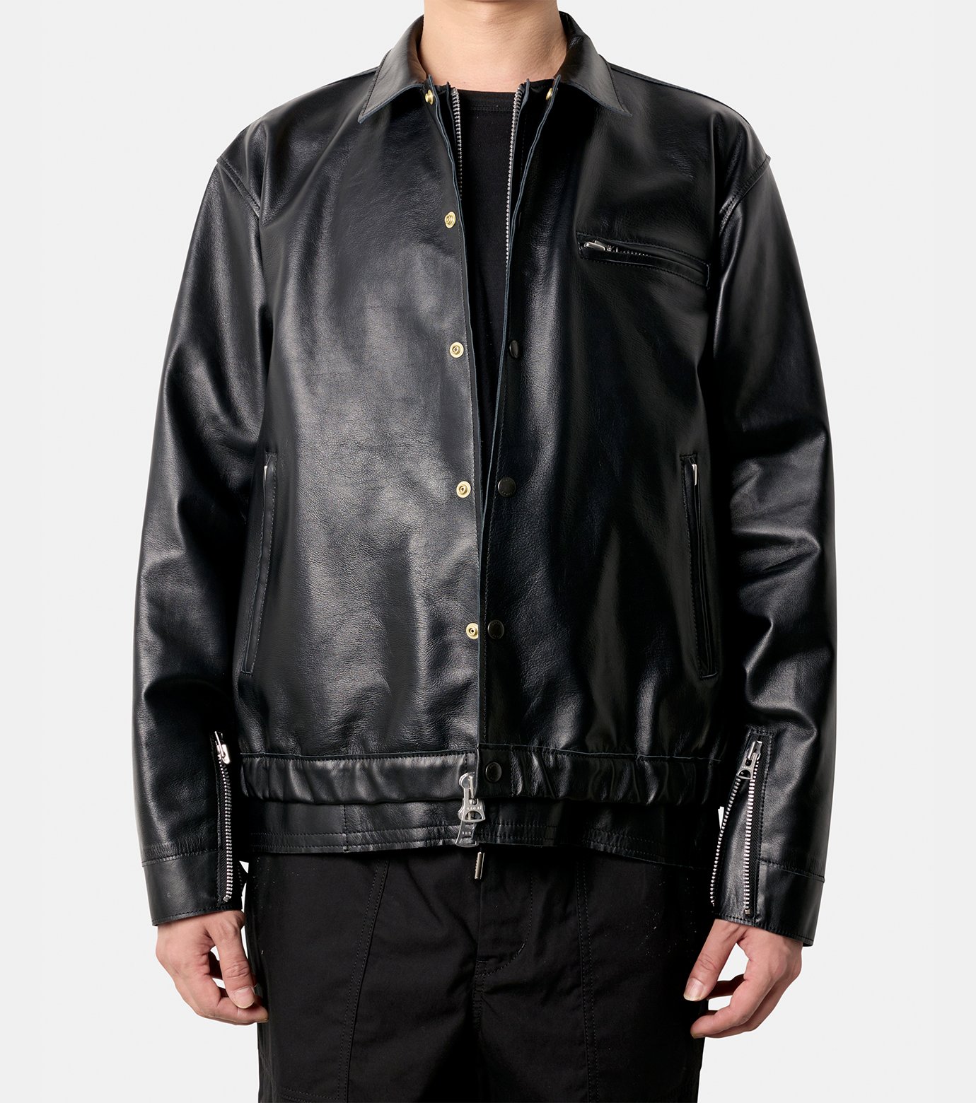 sacai 26SS Leather Blouson Black サイズ1 サカイ - sacai | Leather Blouson-Black-1の通販 | RESTIR リステア