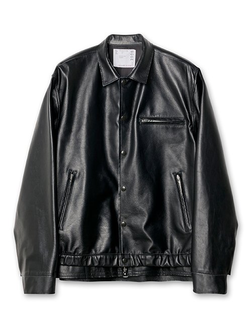 サカイ - sacai | Leather Blouson-Black-1の通販 | RESTIR リステア