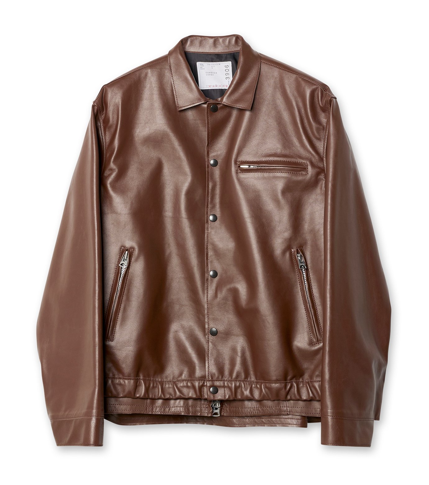 サカイ - sacai | Leather Blouson-Brown-1の通販 | RESTIR リステア