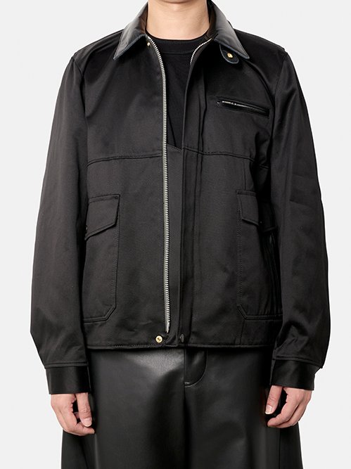 サカイ - sacai | Cotton Chino Blouson-Black-1の通販 | RESTIR リステア