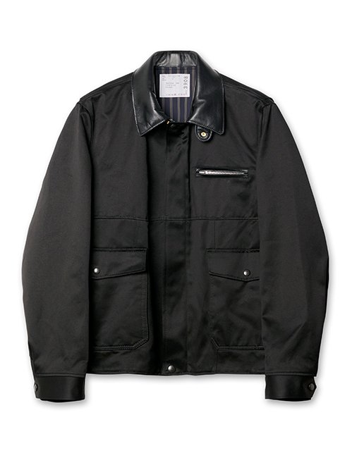 サカイ - sacai | Cotton Chino Blouson-Black-1の通販 | RESTIR リステア