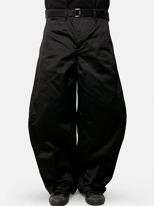 サカイ - sacai | Cotton Chino Pants-Black-1の通販 | RESTIR リステア