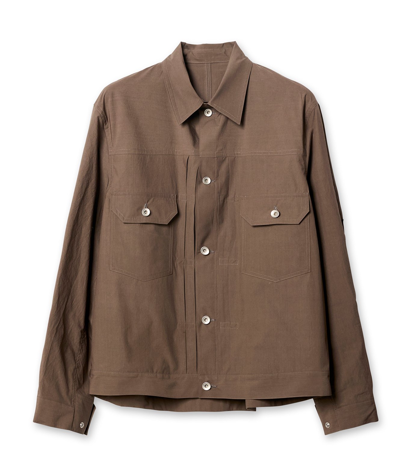 サカイ - sacai | Cotton Typewriter Jacket-Charcoal | RESTIR リステア