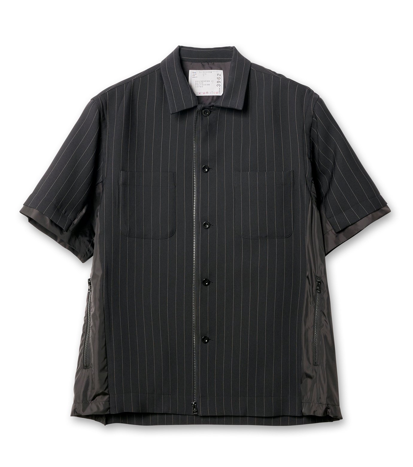 サカイ - sacai | Matelasse Twill Shirt-Black-1の通販 | RESTIR リステア