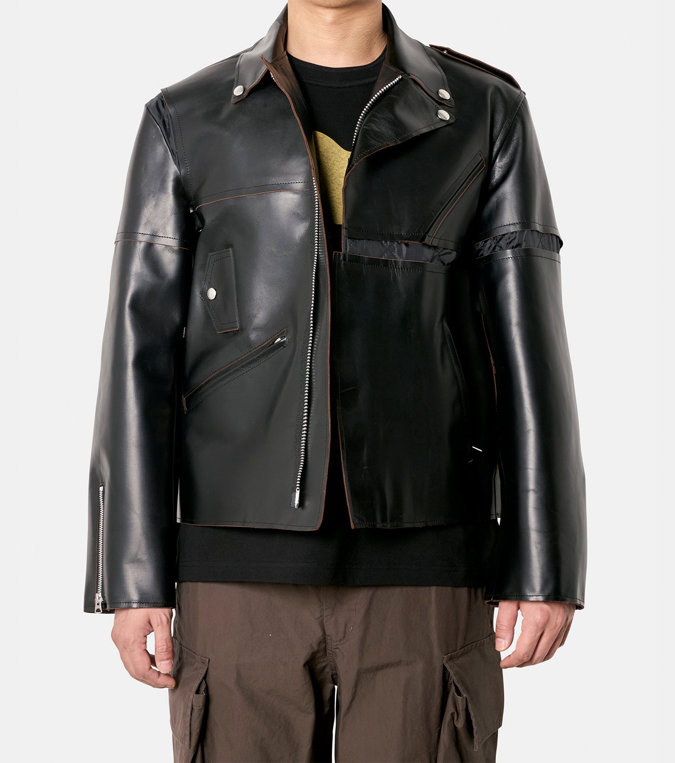 サカイ - sacai | Leather Jacket-Black-1の通販 | RESTIR リステア