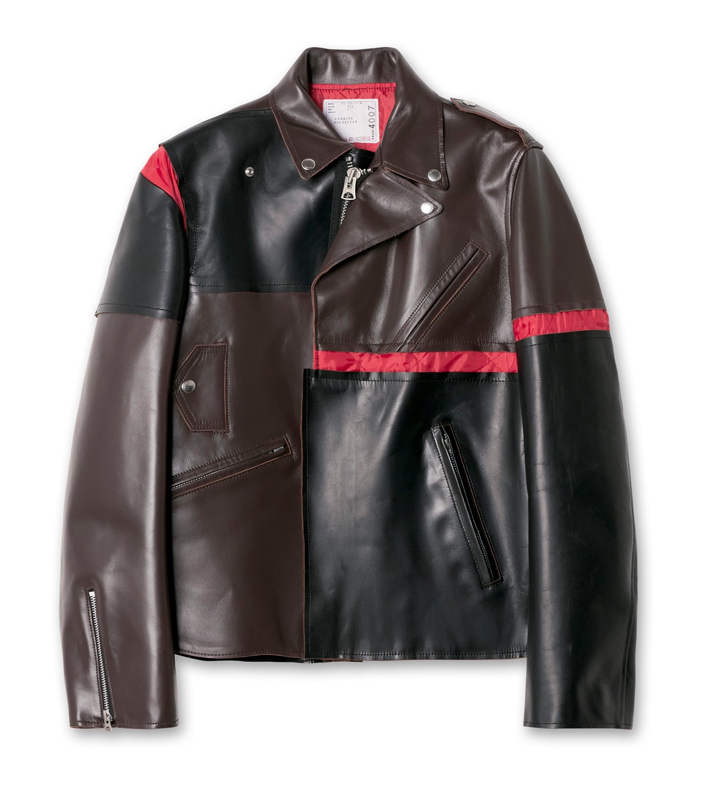 サカイ - sacai | Leather Jacket-Dark Brown-1の通販 | RESTIR リステア
