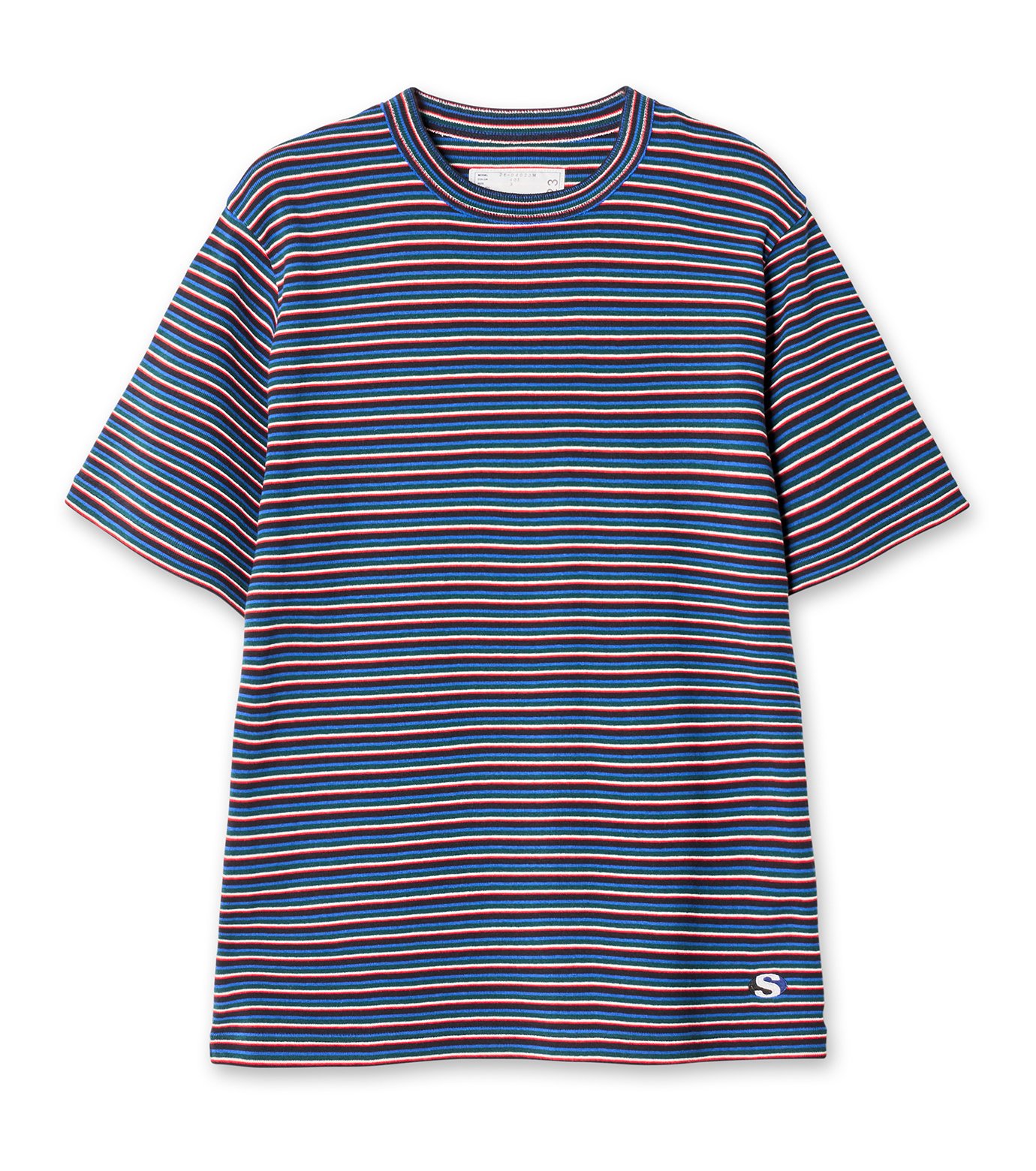 サカイ - sacai | Stripe Cotton Rib T-Shirt-Blue-2の通販 | RESTIR 