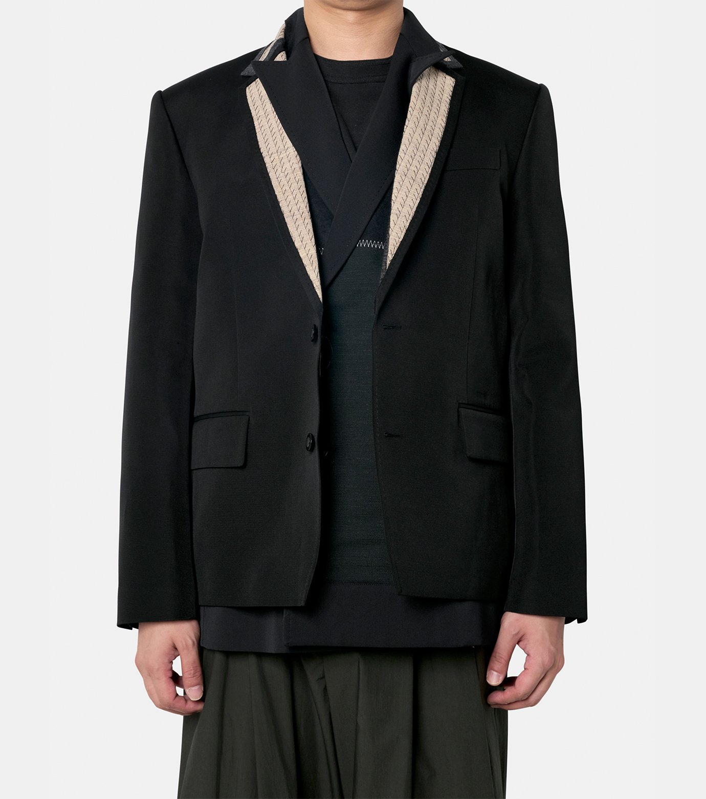 サカイ - sacai | Double-Faced Silk CottonxDoeskin | RESTIR リステア