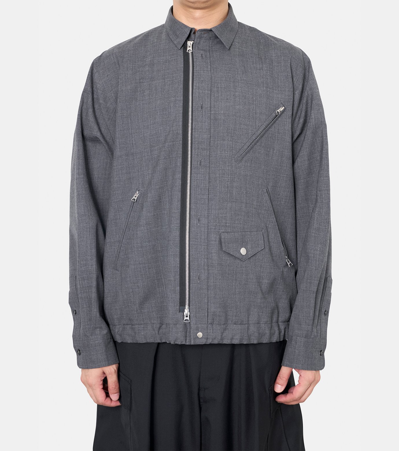 サカイ - sacai | Suiting Blouson-Gray-1の通販 | RESTIR リステア