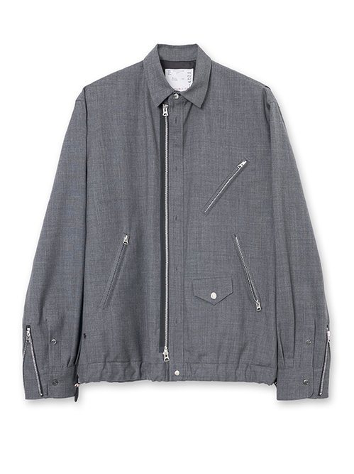 サカイ - sacai | Suiting Blouson-Gray-1の通販 | RESTIR リステア