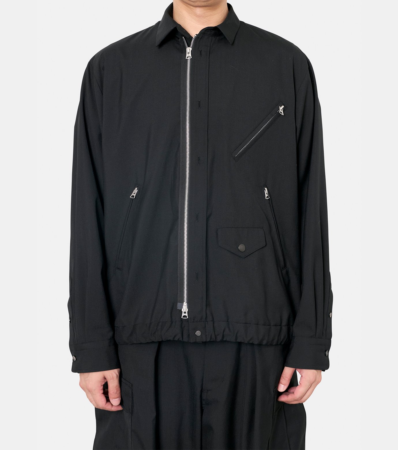 サカイ - sacai | Suiting Blouson-Black-1の通販 | RESTIR リステア