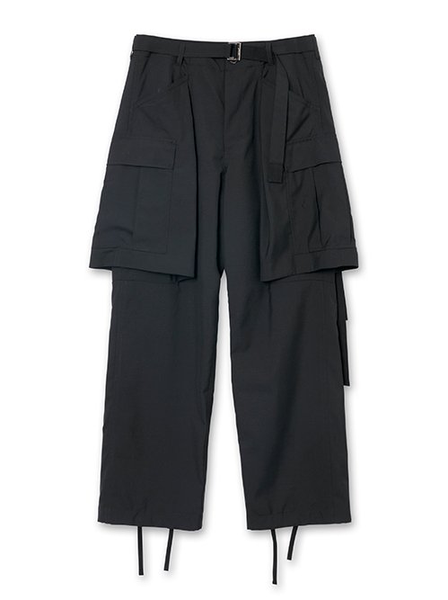 サカイ - sacai | Suiting Pants-Black-0の通販 | RESTIR リステア