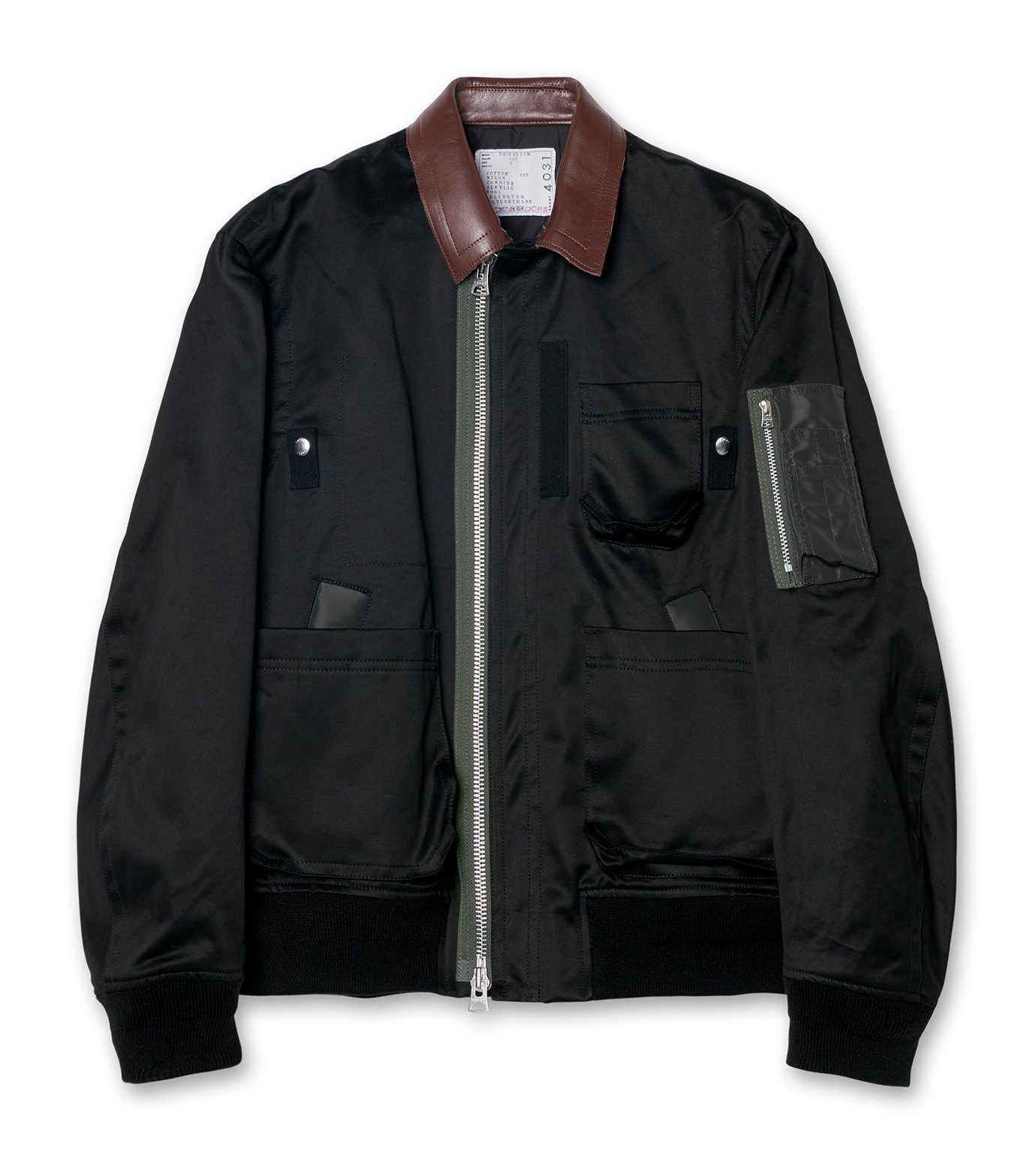 サカイ - sacai | Cotton Chino Blouson-Black-1の通販 | RESTIR リステア