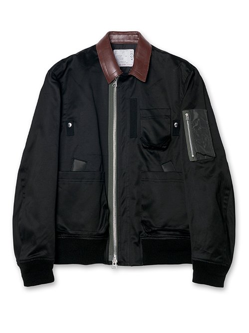 サカイ - sacai | Cotton Chino Blouson-Black-1の通販 | RESTIR リステア