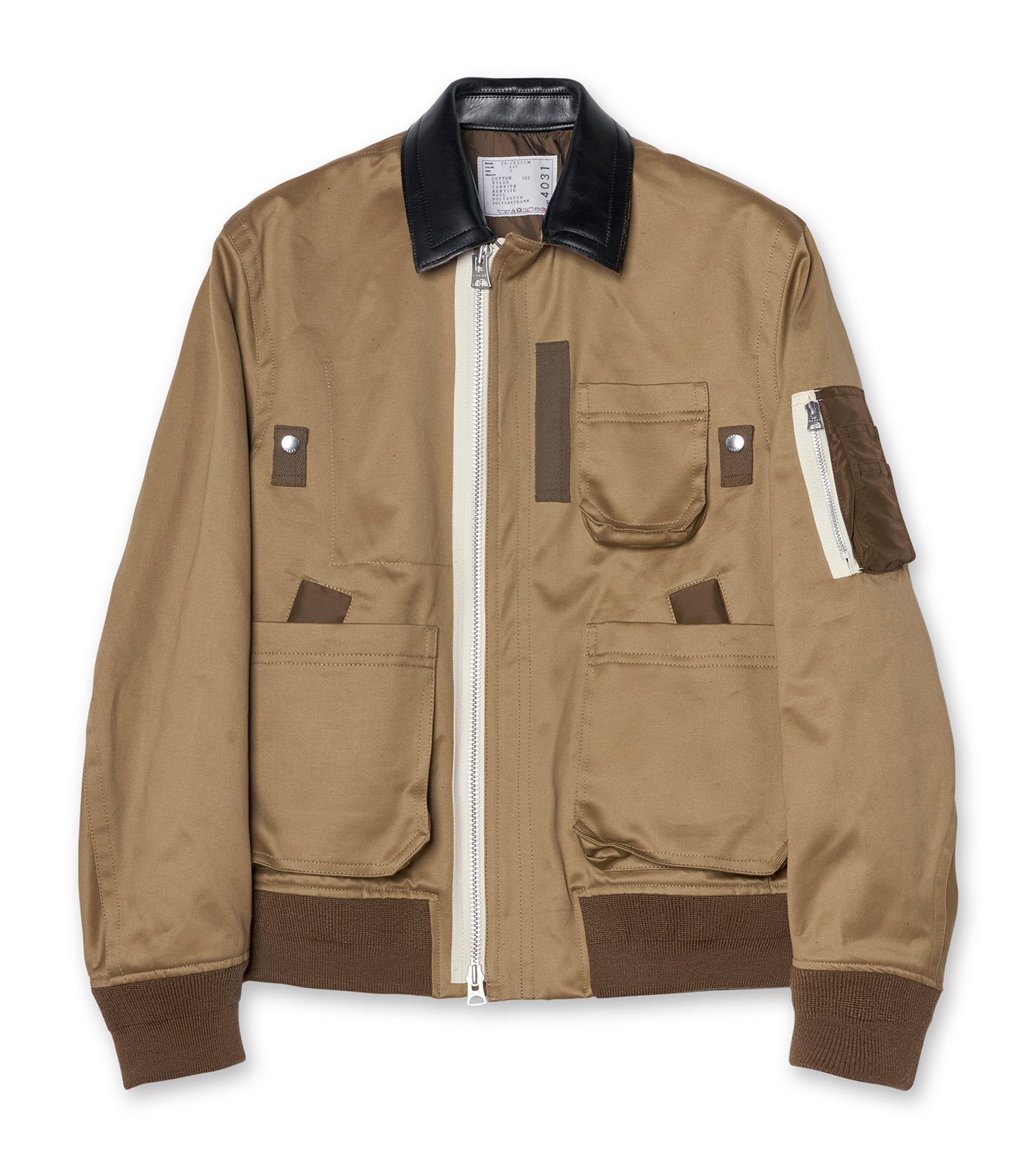 サカイ - sacai | Cotton Chino Blouson-Light Beige-1の通販 | RESTIR