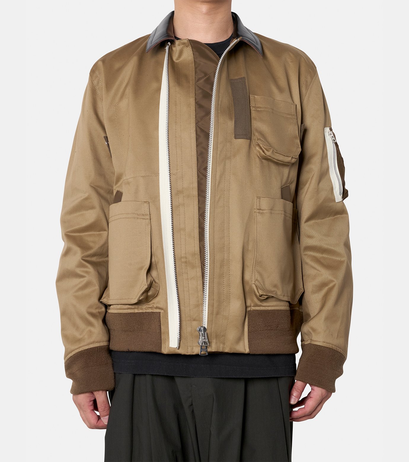 サカイ - sacai | Cotton Chino Blouson-Light Beige-1の通販 | RESTIR