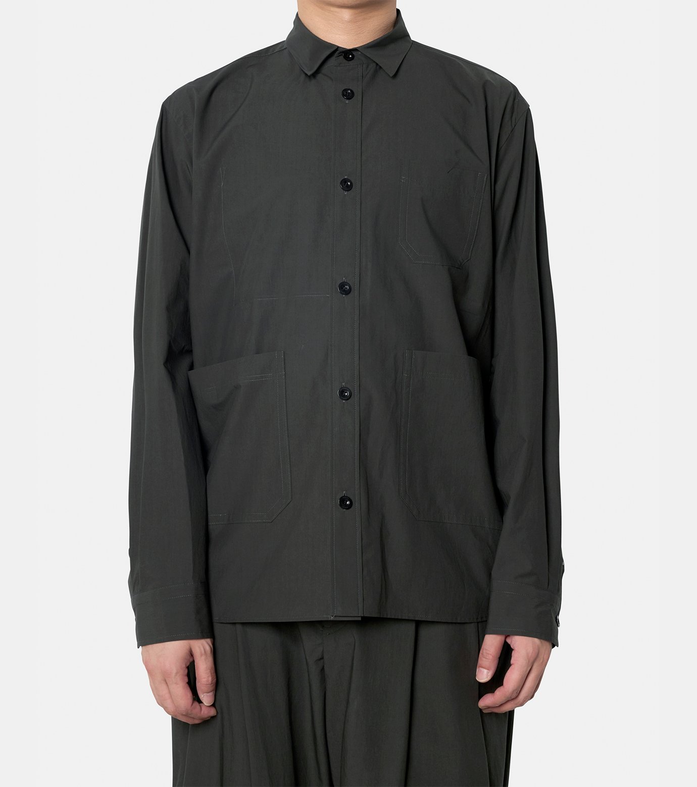 サカイ - sacai | Cotton Typewriter Shirt-Khaki-1の通販 | RESTIR