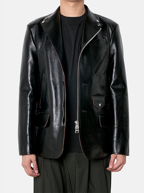 サカイ - sacai | Leather Jacket-Black-1の通販 | RESTIR リステア