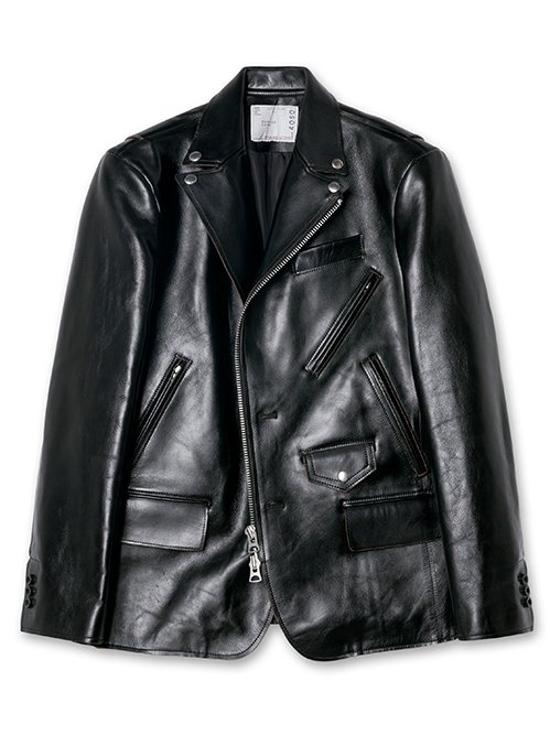 サカイ - sacai | Leather Jacket-Black-1の通販 | RESTIR リステア
