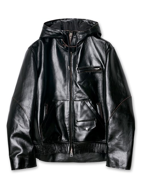 サカイ - sacai | Leather Blouson-Black-1の通販 | RESTIR リステア