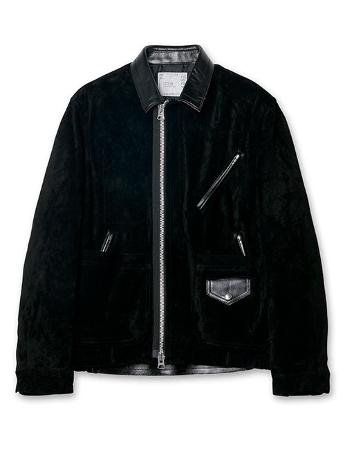 サカイ - sacai | Suede Blouson-Black-1の通販 | RESTIR リステア