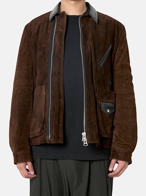サカイ - sacai | Suede Blouson-Brown-1の通販 | RESTIR リステア