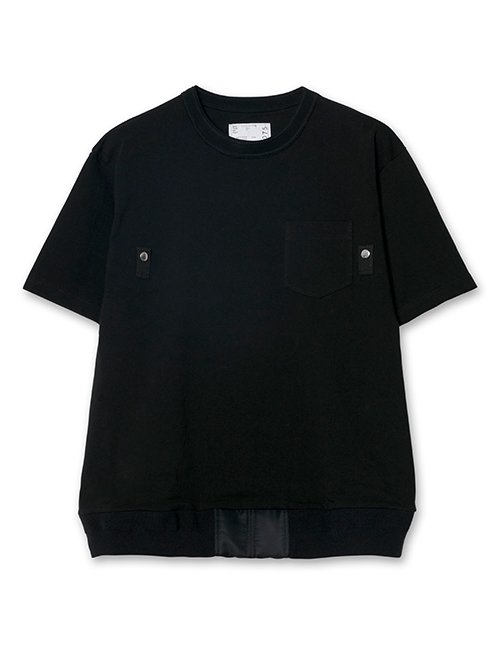 サカイ - sacai | Cotton Jersey T-Shirt-Black-2の通販 | RESTIR リステア