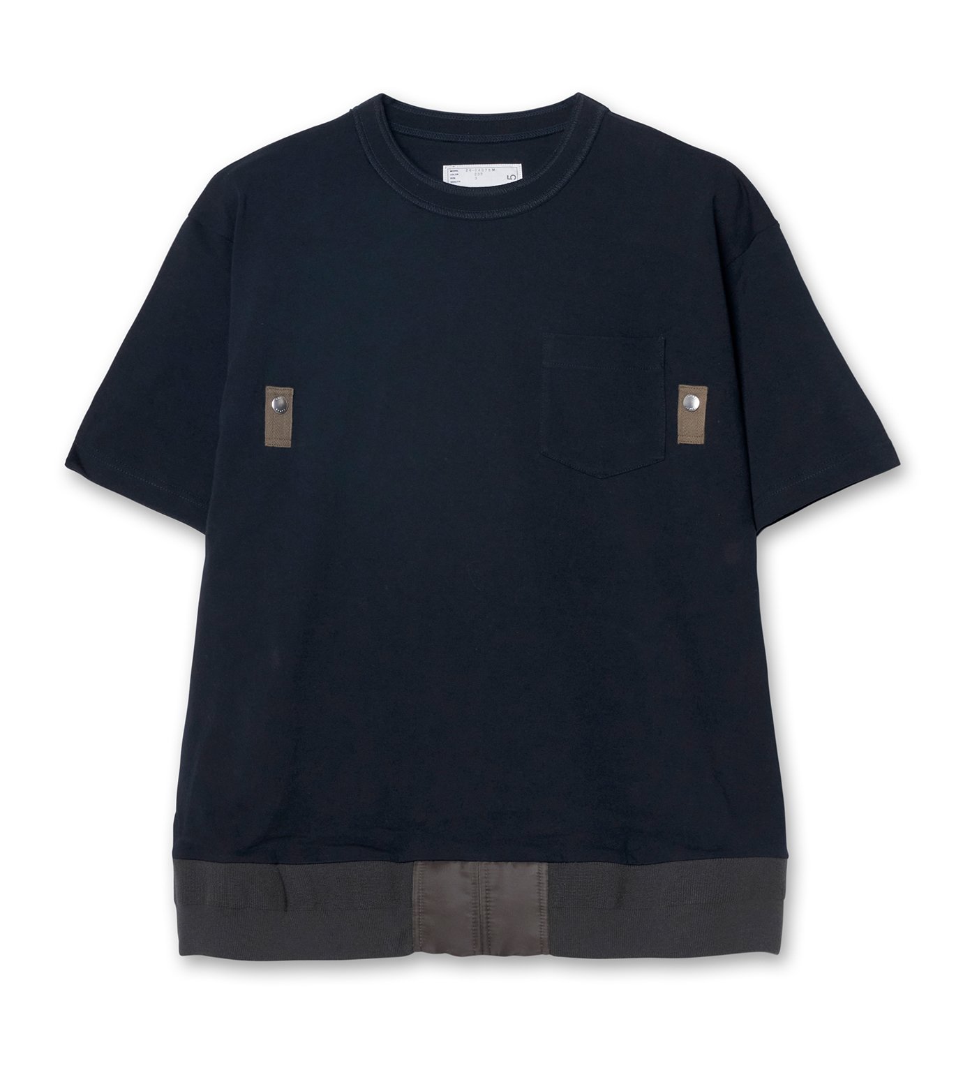 サカイ - sacai | Cotton Jersey T-Shirt-Navy-2の通販 | RESTIR リステア