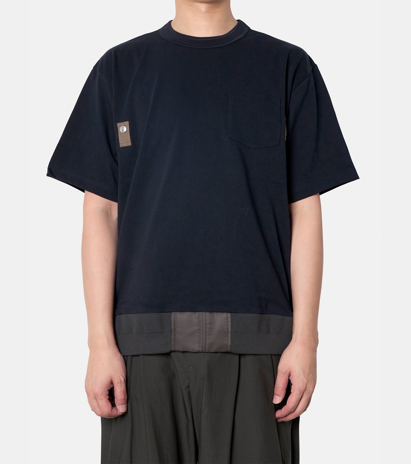 サカイ - sacai | Cotton Jersey T-Shirt-Navy-2の通販 | RESTIR リステア
