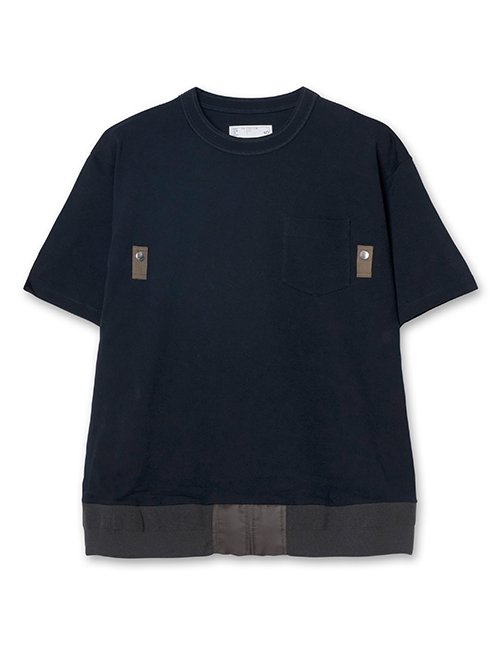 サカイ - sacai | Cotton Jersey T-Shirt-Navy-2の通販 | RESTIR リステア