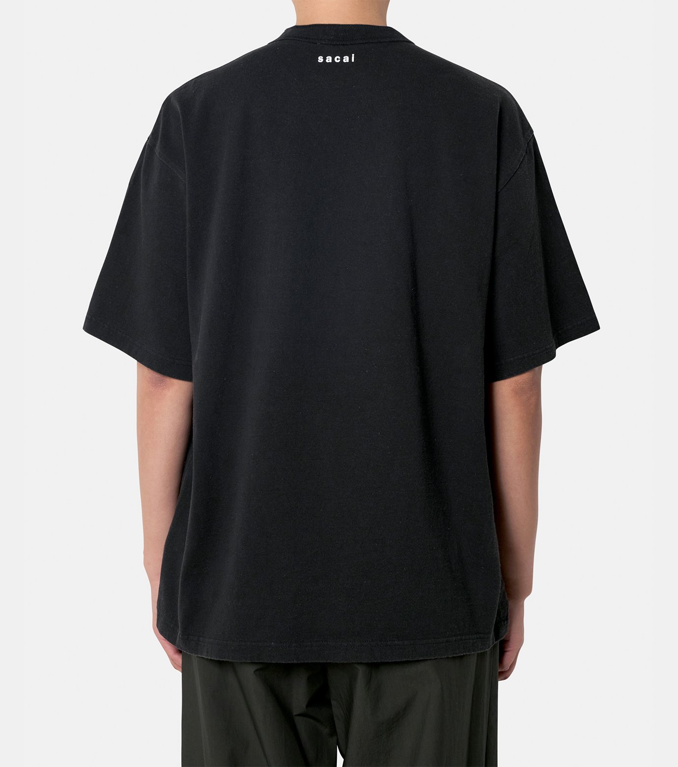 サカイ - sacai | Cotton Jersey T-Shirt-Black-1の通販 | RESTIR リステア