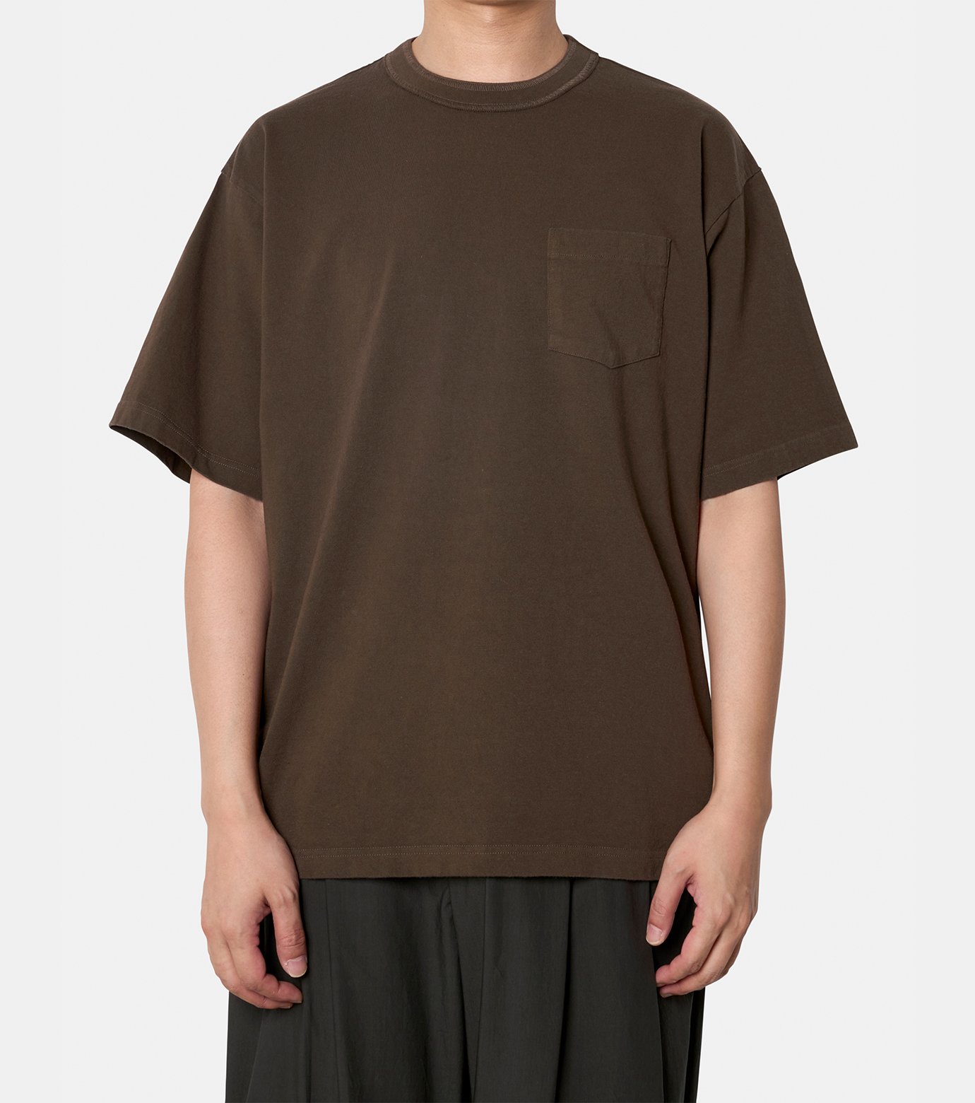 サカイ - sacai | Cotton Jersey T-Shirt-Brown-1の通販 | RESTIR リステア