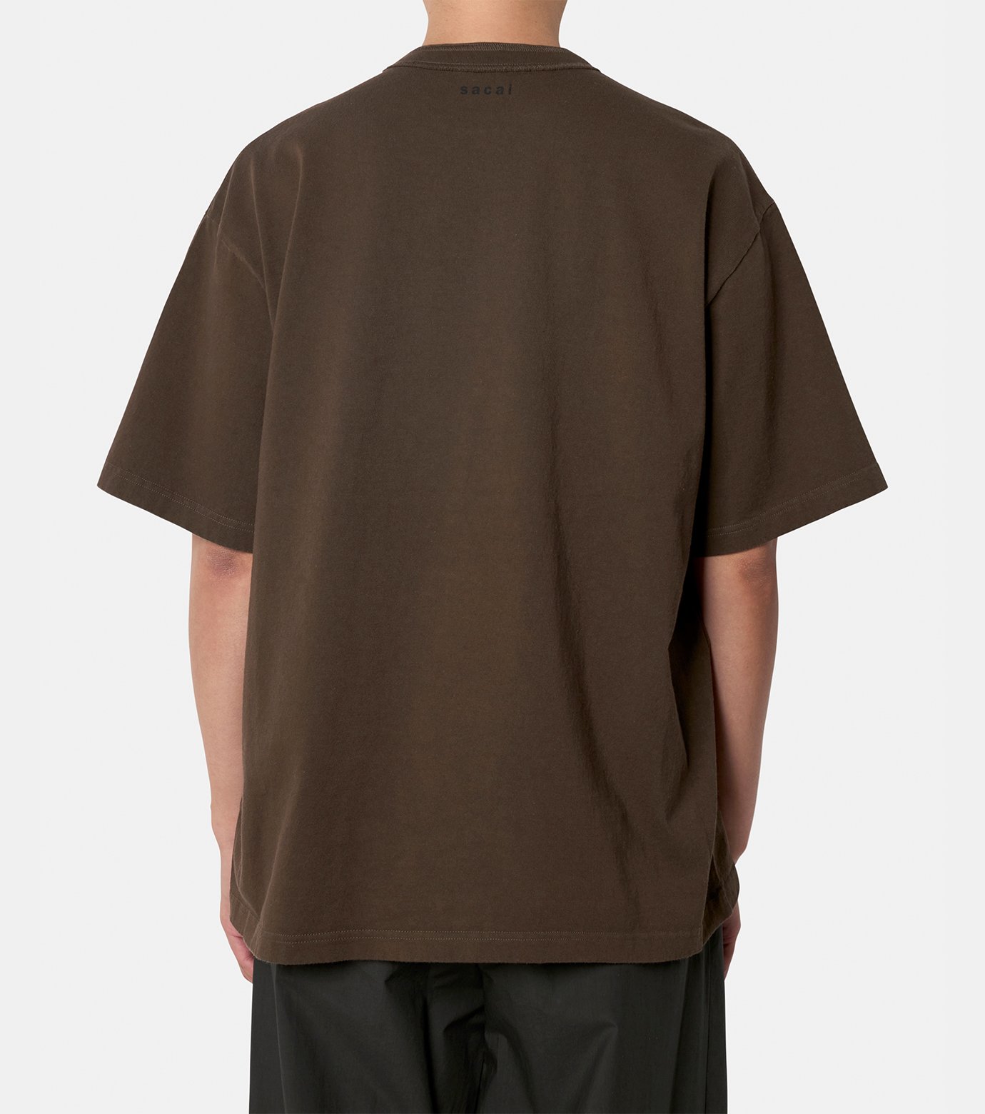 サカイ - sacai | Cotton Jersey T-Shirt-Brown-1の通販 | RESTIR リステア
