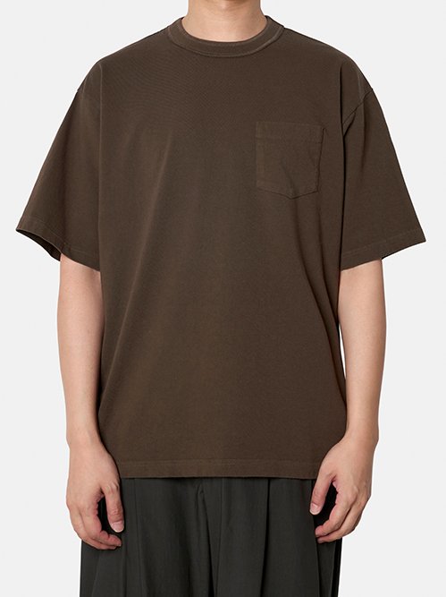 米 サカイ - sacai | Cotton Jersey T-Shirt-Brown-1の通販 | RESTIR リステア