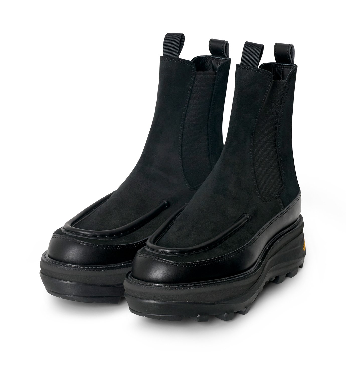 サカイ - sacai | U-tip Chelsea Boots-Black-40の通販 | RESTIR リステア