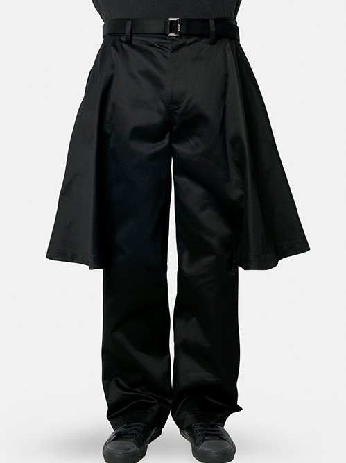 サカイ - sacai | Cotton Chino Pants-Black-1の通販 | RESTIR リステア