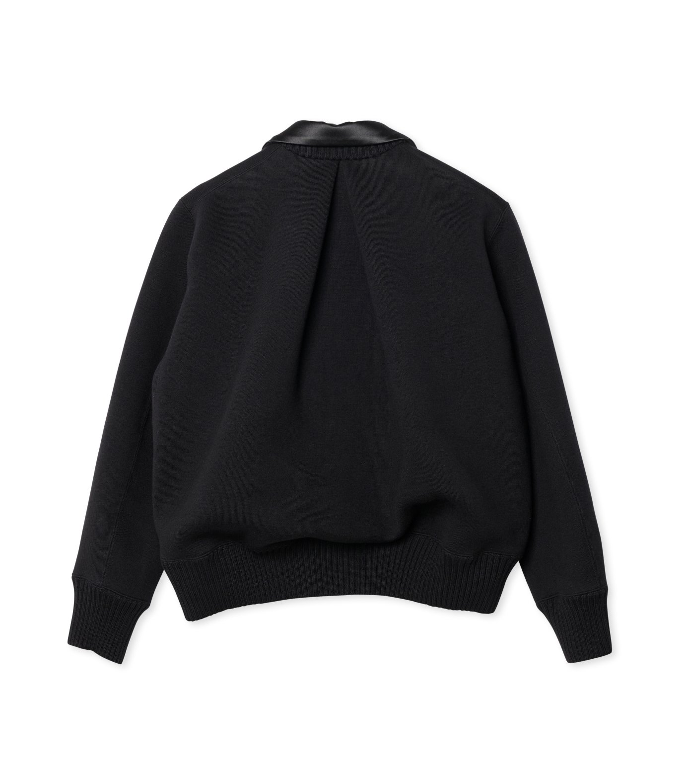 サカイ - sacai | Cotton Cashmere Knit Jacket-Black-1の通販